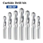 Твердосплавные сверла из карбида вольфрама для ЧПУ, карбидные сверла Gwist 1,0-20 мм, твердосплавные сверла для металлообработки, фреза