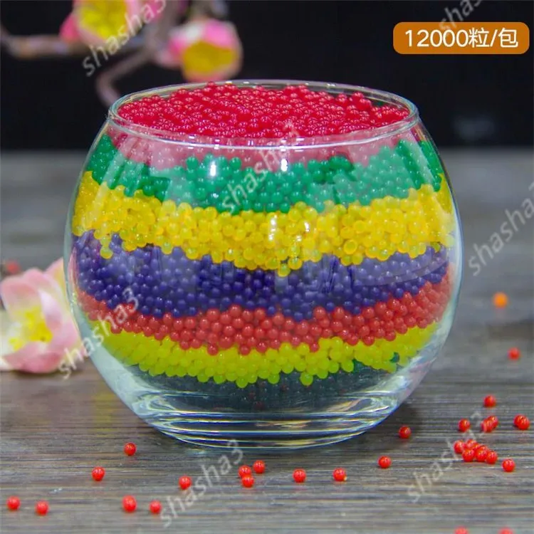 100 шт. растение бонсай грунт Красочный Кристалл почва цветок Желейная масса воды