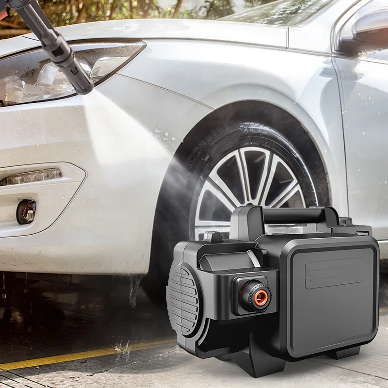 Дешево 4350 Автоматическая моечная машина высокого давления, моечная машина для автомобиля 220 В/1400 Вт, моечная машина для автомобиля, бытовой портати...