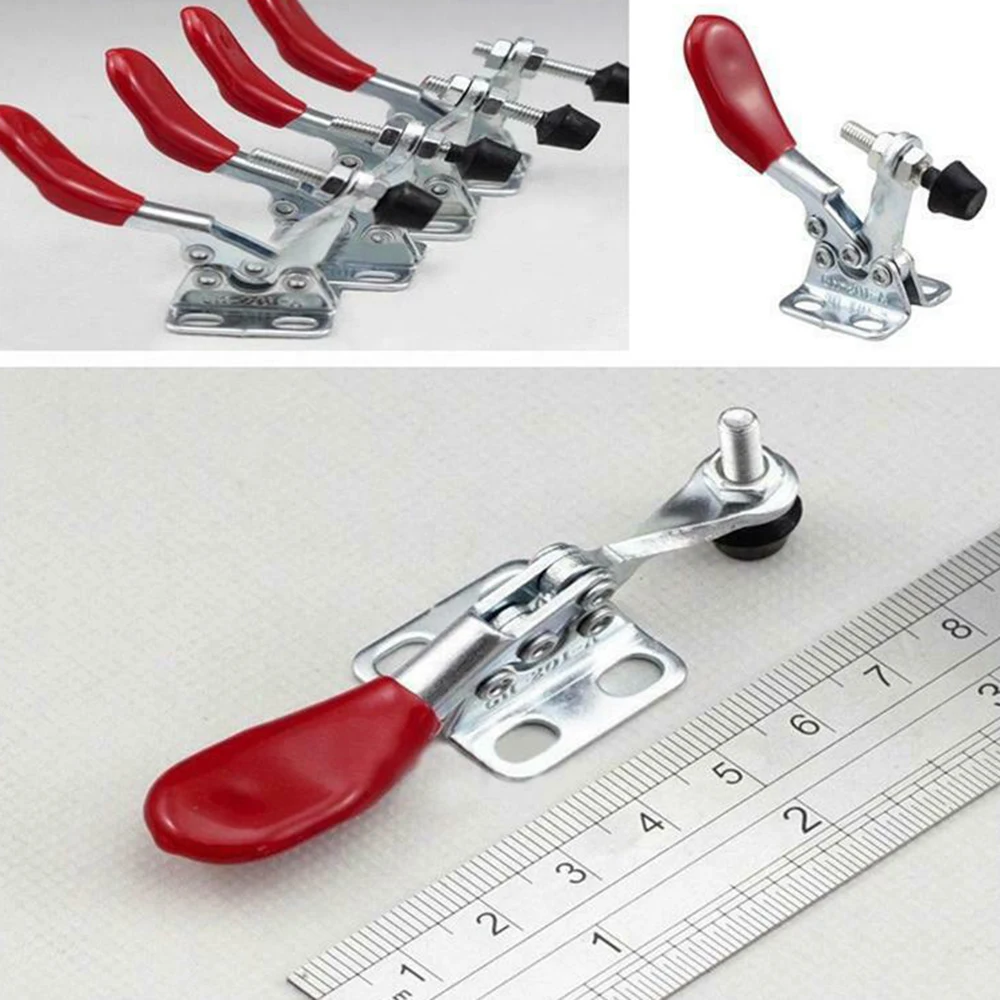 

10pcs Toggle Clamp GH-201A Red Horizontal Quick Release Clip Hand Tool Tackle
