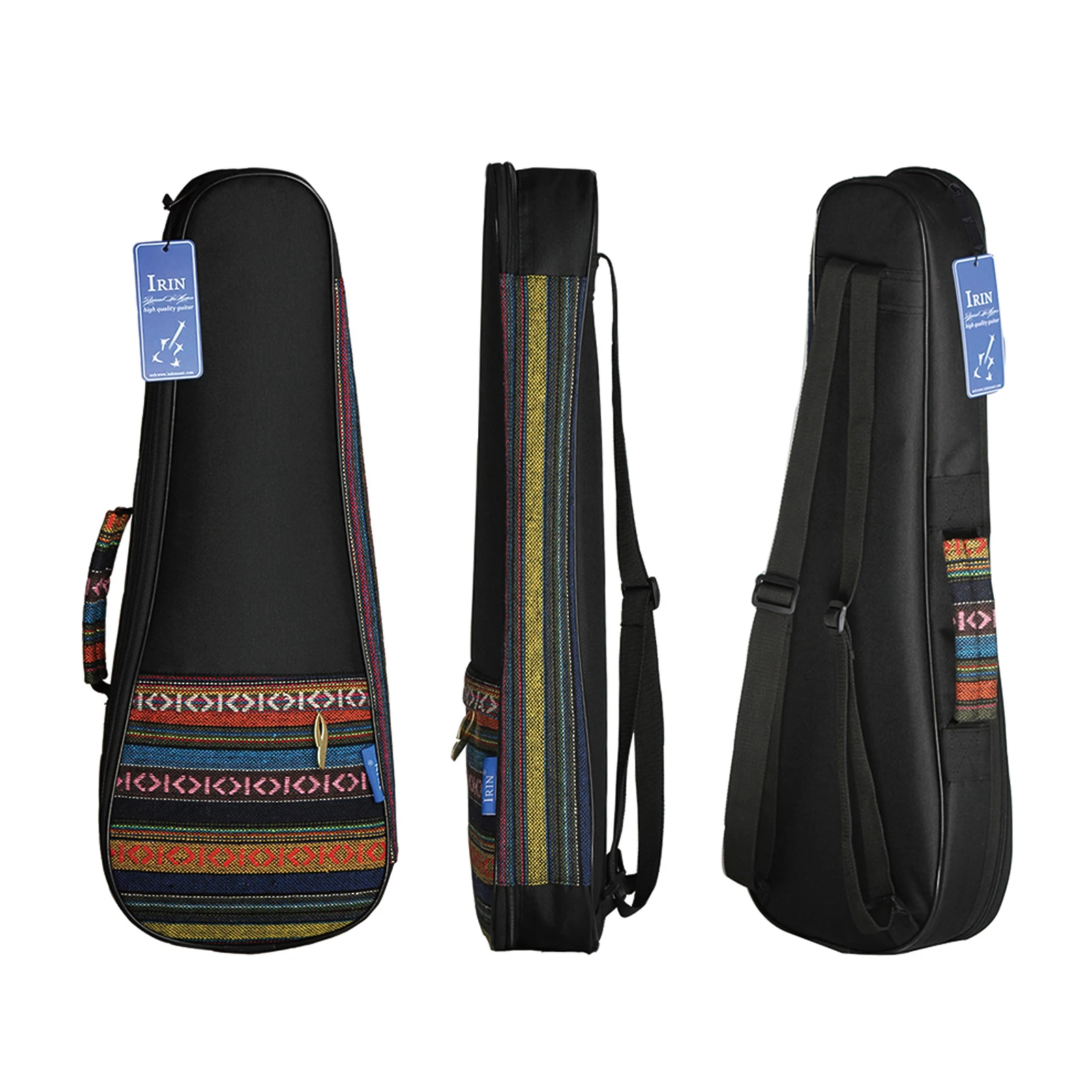 Colorful 21&quot Soprano Ukelele Ukulele Uke Bag Backpack Case Ethnic National Style Durable Cotton Thicken Padding &amp Shoulder Strap | Спорт
