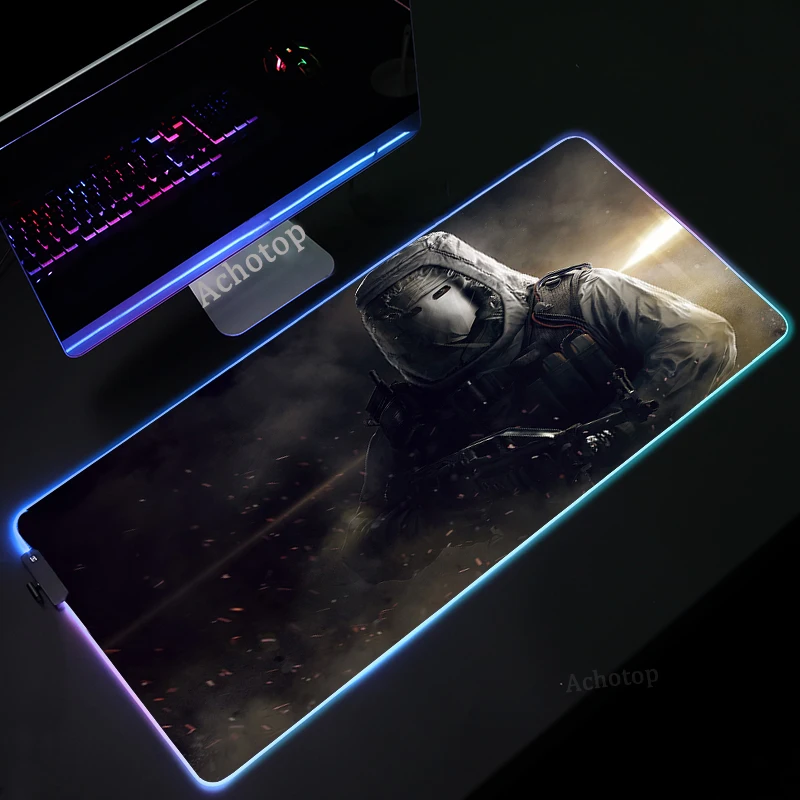 

Rainbow Six Siege Rubber Super Large PC Mousepad Gamer Gaming Mouse Pads Desk Keyboard Mat for Computer Laptop XL RGB mouse mat
