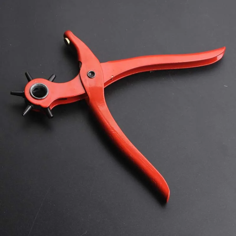 Дырокол вращающийся дырокол для кожи плоскогубцы 6 размеров Круглый перфоратор