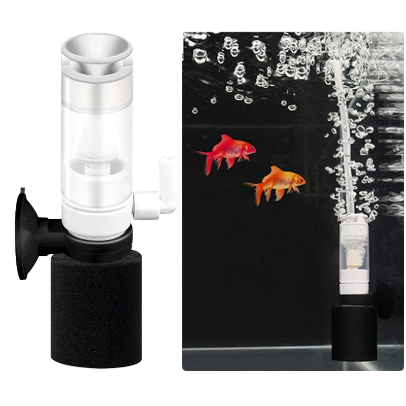 Aquarium Pneumatic Filter Accessories Mini Internal Purifier Fish Tank Multi Layer Media Filter For Increase Oxygen Air Pump