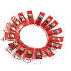 50 шт.лот, пластиковые фиксированные зажимы для шитья, для лоскутного шитья, прозрачные зажимы для лоскутного шитья