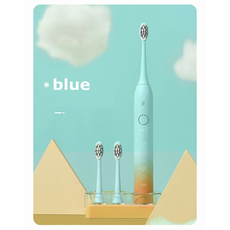 Электрическая зубная щетка IPX8 перезаряжаемая водонепроницаемая автоматическая