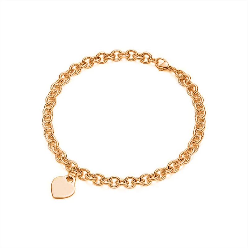 

Unique WesternStyle 100% S925 Sterling Silver U-Shaped Heart-Shaped Trendy NecklaceWomen Logo Original Jewelry