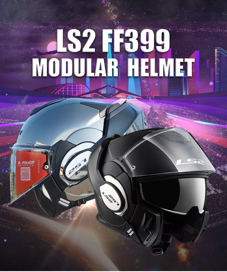 Винтажный Ls2 FF399 откидной мотоциклетный шлем с противотуманной накладкой Pinlock Casco Moto Ретро модульный шлем jet ls2 Moto Casque