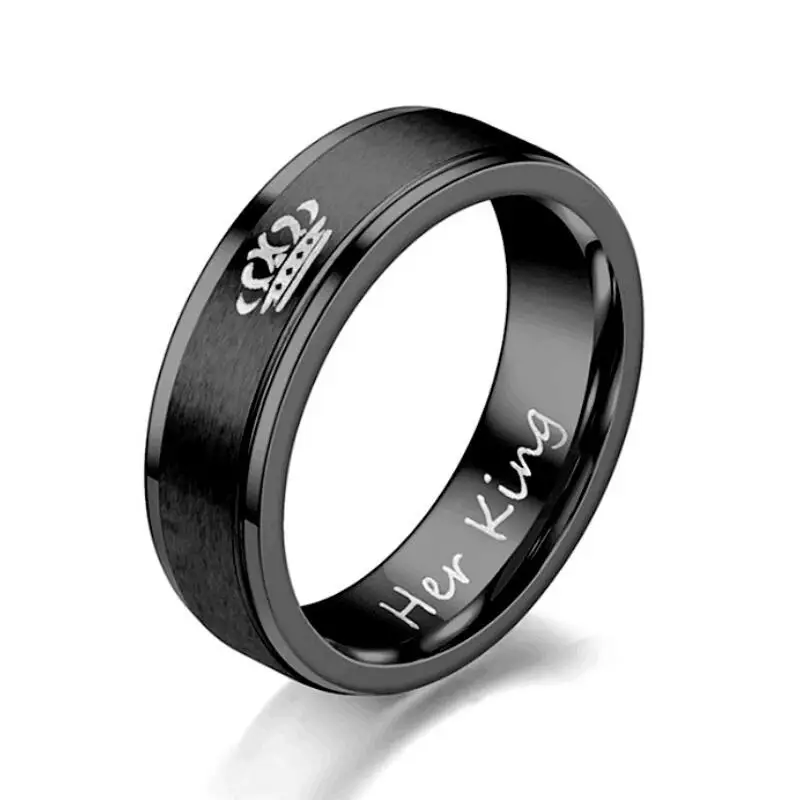 Aroutty новые модные парные кольца с короной ее король его королева свадебные из