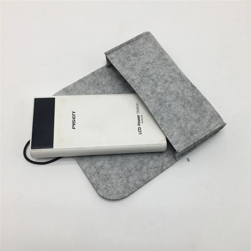 Mini Data Cable Mouse Charger Storage Bag Key Coin Package Felt Earphone SD Card Power Bank Home Organizer |