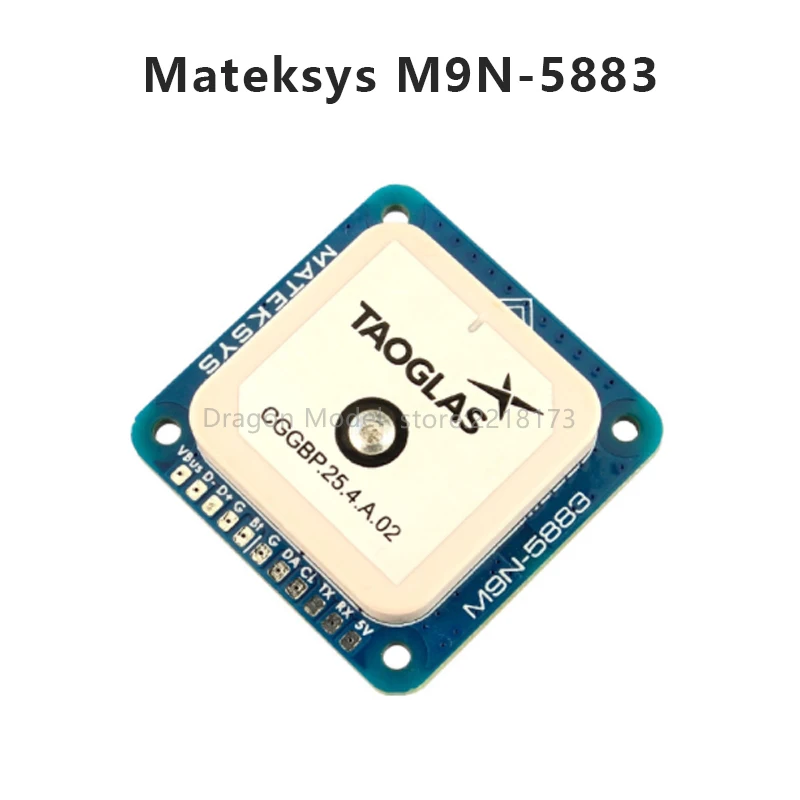 Matek Systems GNSS M9N 5883 NEO GPS модуль с магнитный компас QMC5883L Поддержка ГЛОНАСС Galileo для FPV RC