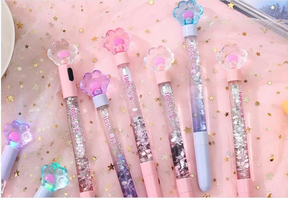 Звезда кулон гелевая ручка милый мультфильм канцелярский призовой Корея Офис