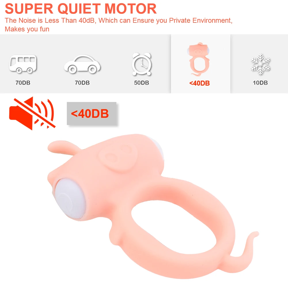 Вибрирующее кольцо на пенис секс-игрушки для мужчин двойная Задержка эякуляции