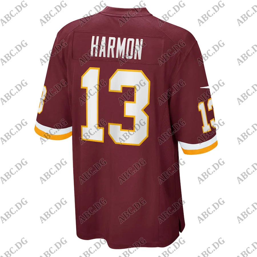 

Men Women Kid Youth Kelvin Harmon Washington Burgundy Game Player Jersey