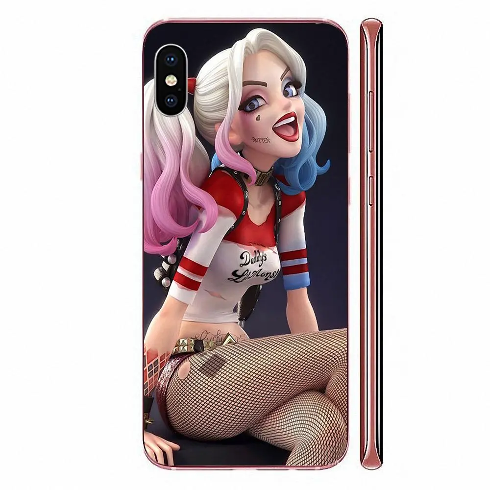Harley Quinn Marvel Comic Ультратонкий чехол для Samsung Galaxy Note 5 8 9 S3 S4 S5 S6 S7 S8 S9 S10 5G mini Edge Plus Lite |