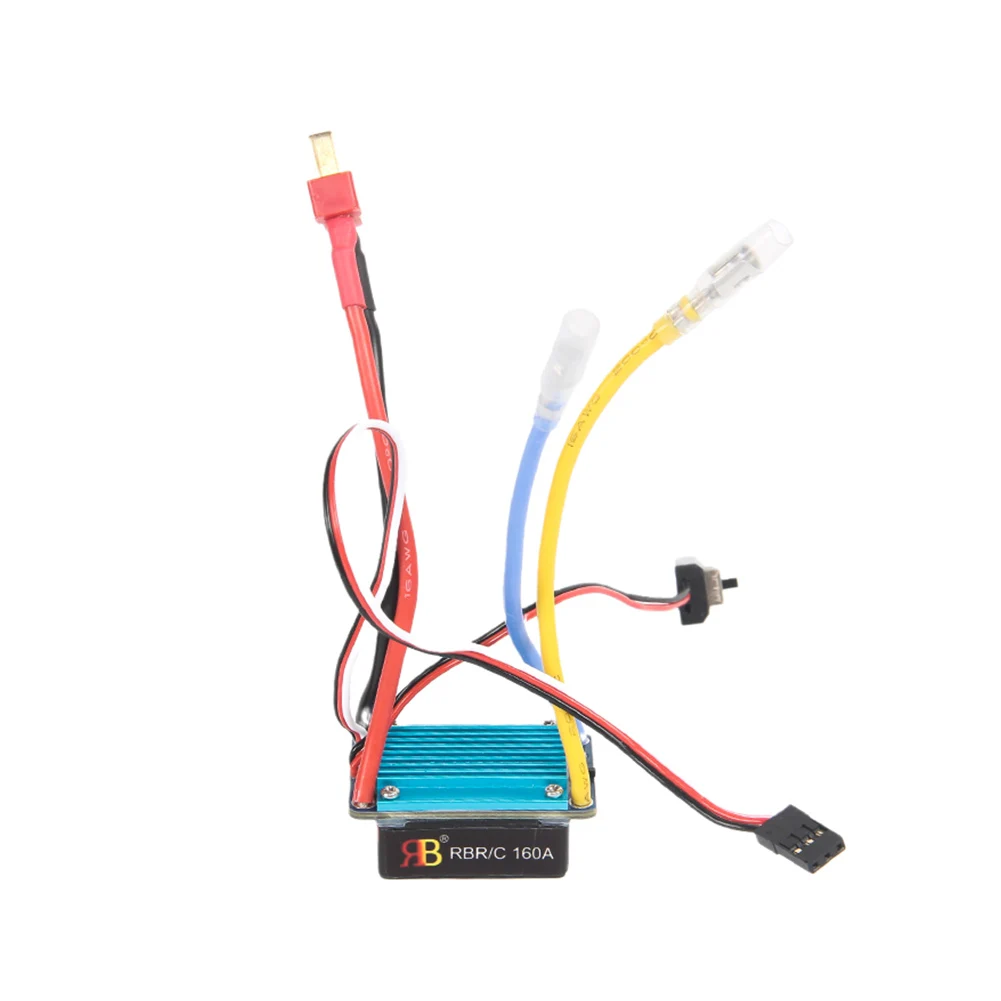 

160A DIY Brushed ESC Two Way Plastic Durable Professional 11.1V Speed Controller Universal Waterproof Rc Boat Replacement Parts