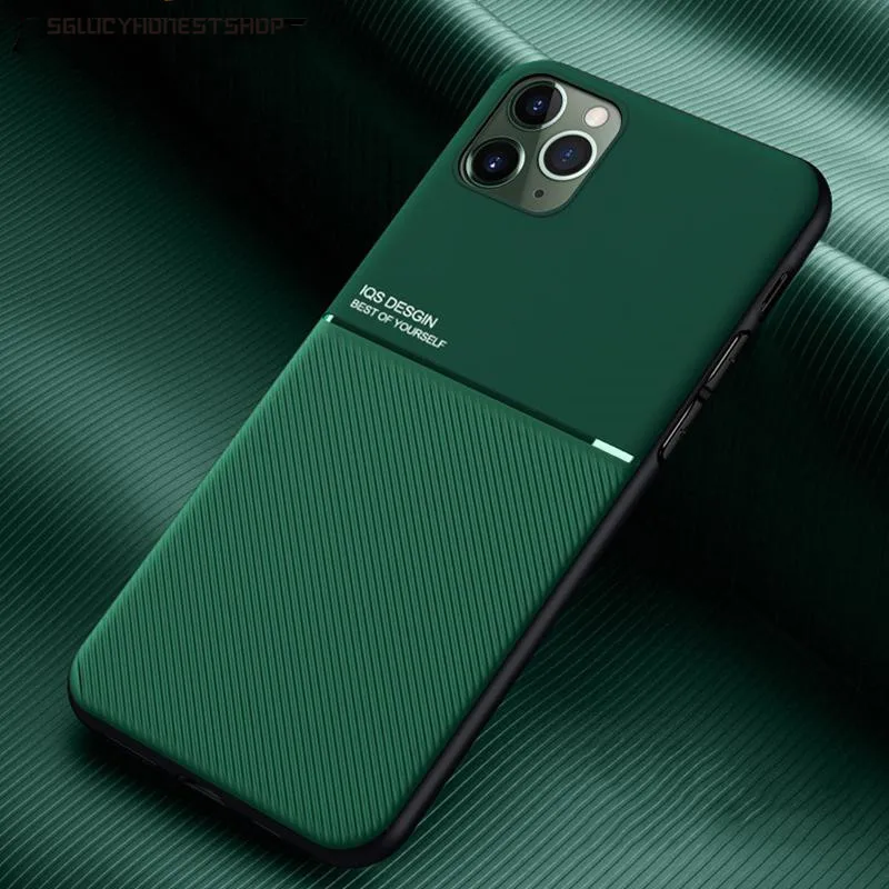 Для iPhone 11 Pro Чехол тонкий кожаный текстура матовый защитный чехол для телефона XR X