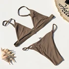 Купальник BANDEA женский с чашками пуш-ап, пикантный микро бикини, купальный костюм, пляжная одежда, Бразильское бикини, лето 2020