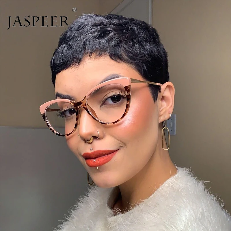 

Очки для работы с компьютером JASPEER, TR90, женские, кошачий глаз, металлические, в стиле ретро, с блокировкой сисветильник
