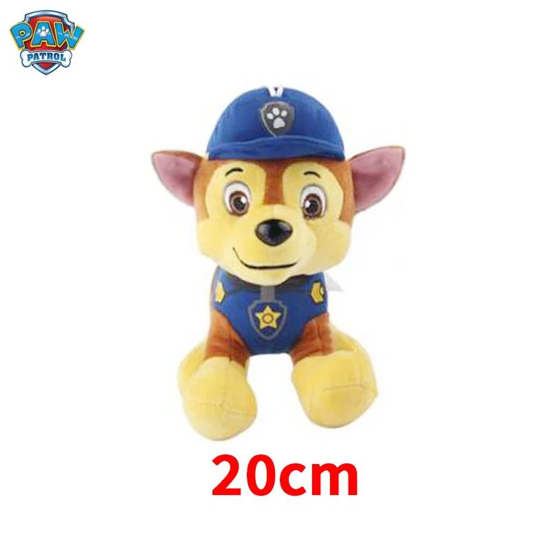 20cm 3 Щенячий патруль собака плюшевые Мультяшные милые игрушки мягкие хлопковые заполненные Короткие Плюшевые собаки погоня Marshall 6 стиль детские плюшевые игрушки куклы - Цвет: 20cm 3