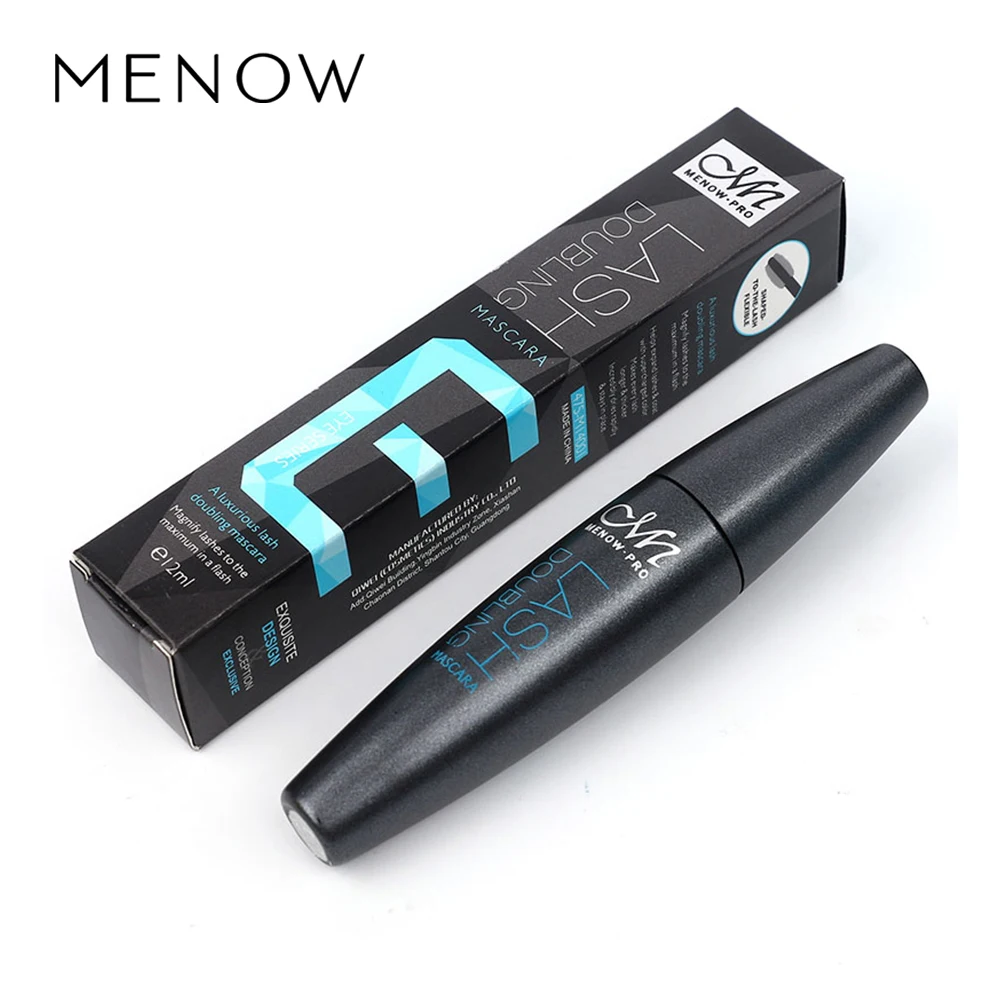 MENOW Марка косметический Водонепроницаемый Тушь для Ресниц Удвоение ресниц