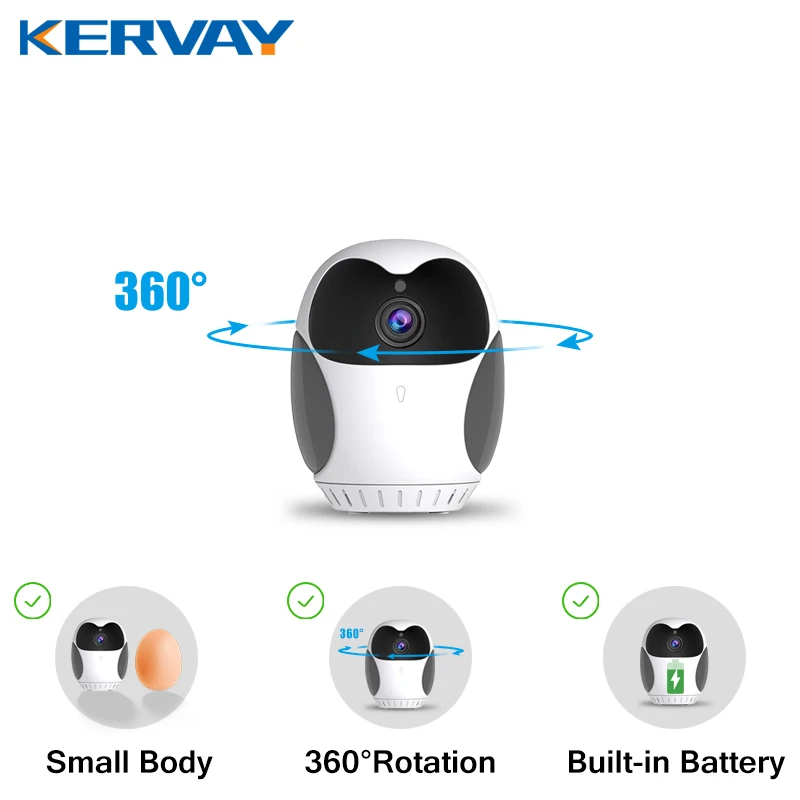 1080P Mini IP Camera Wireless Wifi Indoor Security Dome IR Night Home Surveillance 2MP Cam Baby/Pet Monitor V380Pro App | Безопасность и