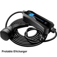 mobile ev charger ac 11 kw 6 16a type2 electric car fast