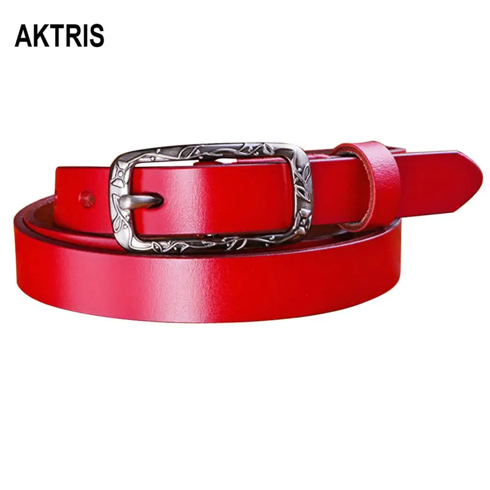 AKTRIS, женское платье из натуральной кожи, промышленный пояс с высокой талией, женские металлические ремни с пряжкой, женские платья FCO072
