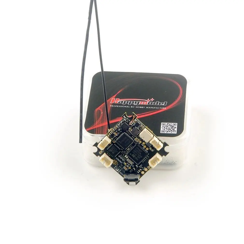 

Контроллер полета Happymodel 5 в 1, встроенный CrazyF4 ELRS AIO 2,4 ГГц для дрона Tinywhoop FPV ELRS RX BLHELIS 5A 200 мВт
