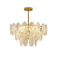 new classic chandeliers for living room vintage luxury dining room bedroom glass light fixture home lighting decoration hanglamp