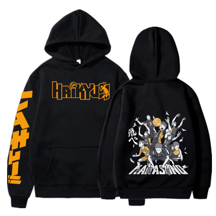 

Толстовки с капюшоном Харадзюку для мужчин, уличная одежда с рисунком манги, Харадзюку, высокий Графический свитшот в японском стиле аниме, ...