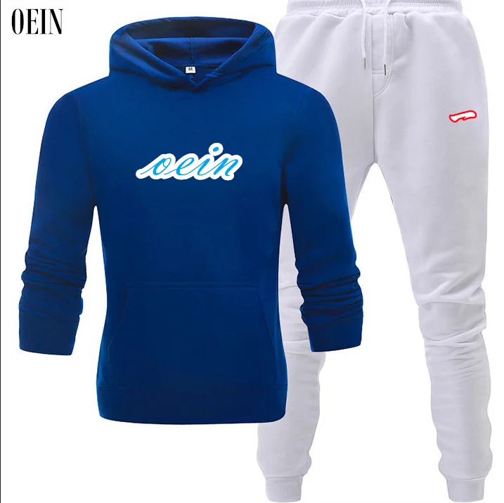 

OEIN Men's Zip-up Cardigan Set, Track Set, Spring, Fall, Hoodie, Jogging pants, Fitness, Casual wear, Sportswear Set