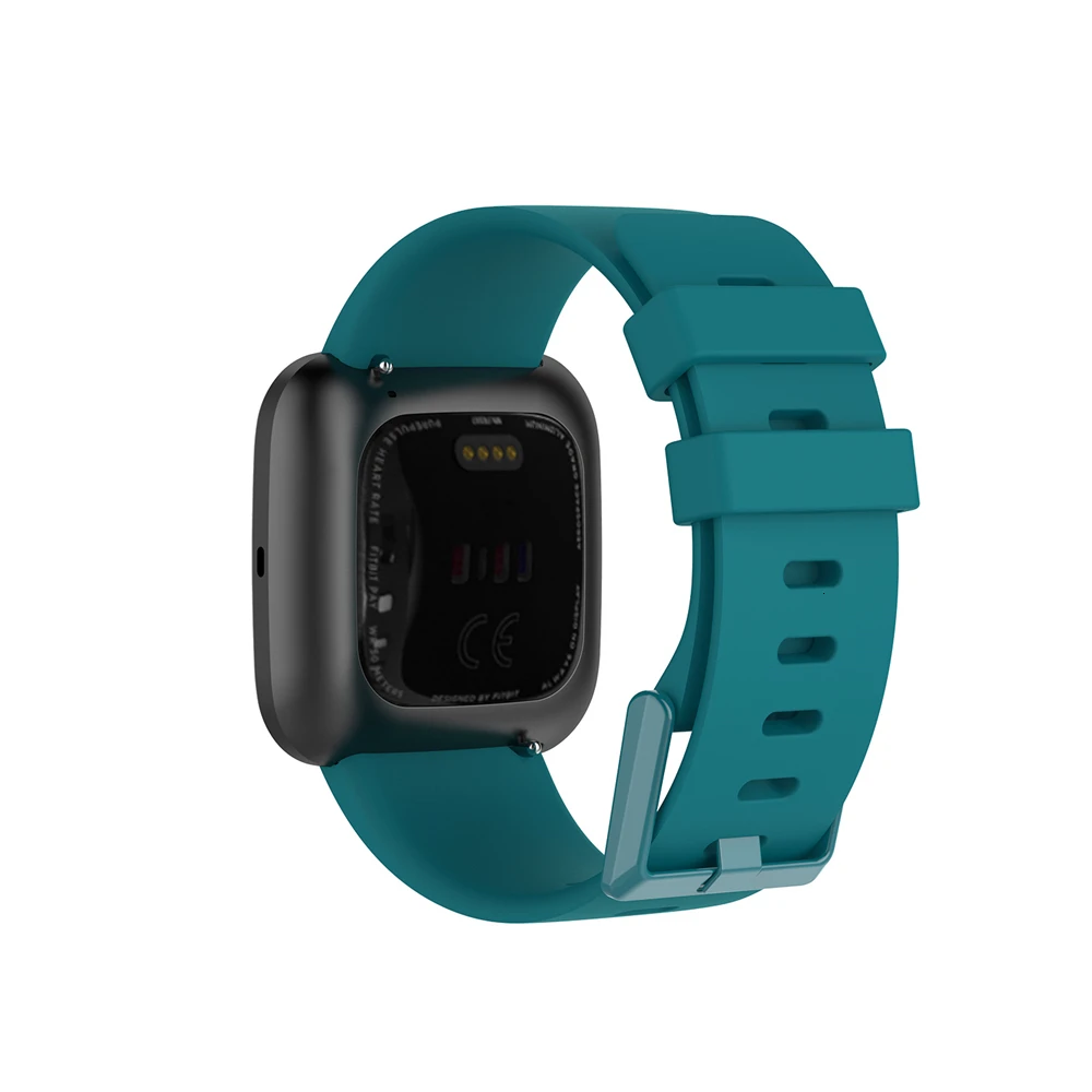 Сменный ремешок для Fitbit Versa/Versa 2, мягкие силиконовые водонепроницаемые наручные аксессуары, ремешок для Fitbit Versa 2, ремешок