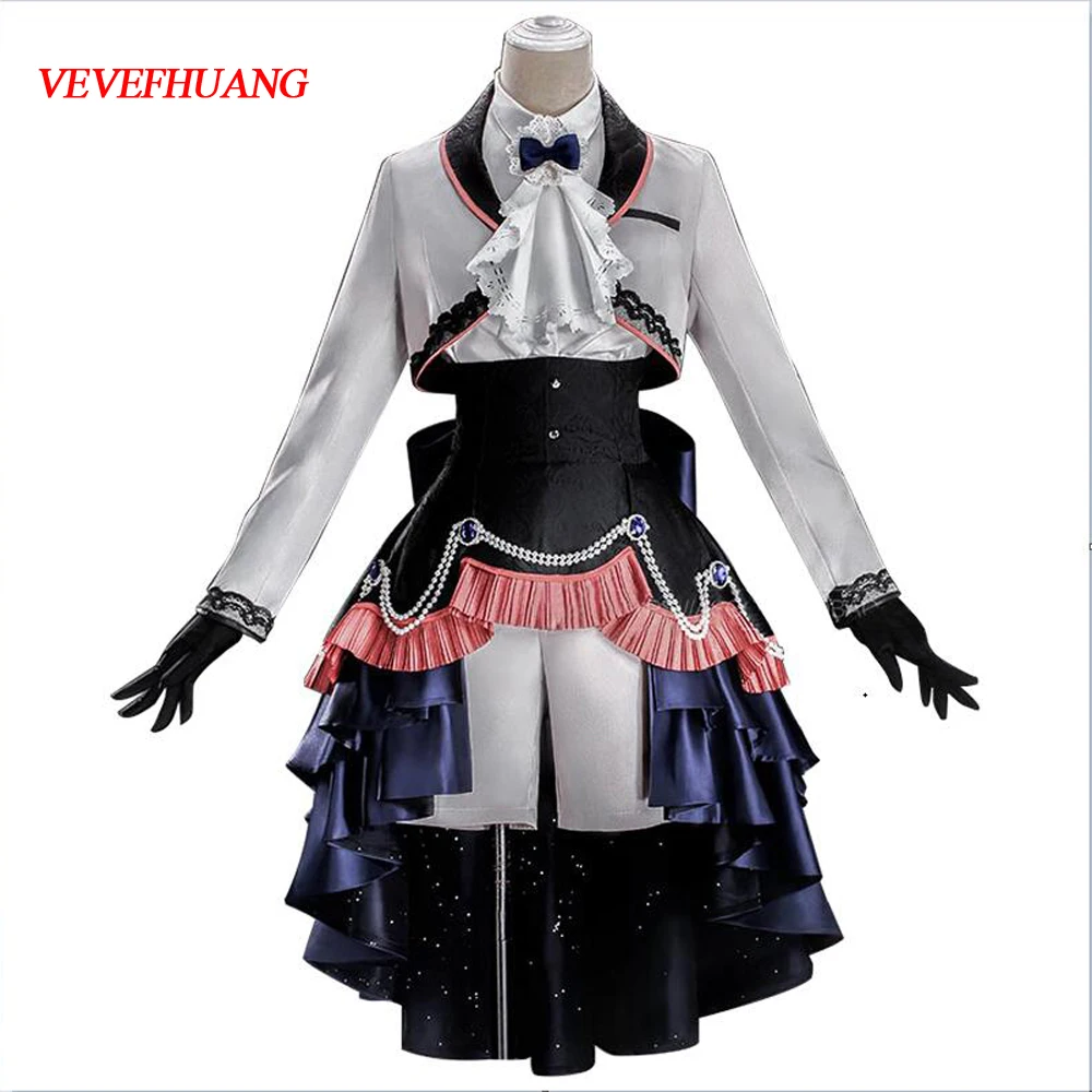 VEVEFHUANG Черный Дворецкий Ciel Phantomhive костюм для косплея Близнецы Готическая Униформа