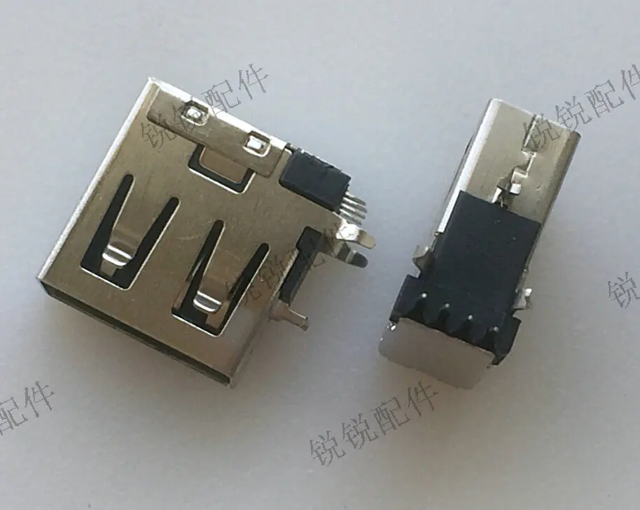 

Разъем USB AF, короткий, 14,0, черный, медный корпус