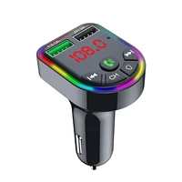usb charging car mp3 player 3 1a smart fast charge multi function music bluetooth fm transmitter car cigarette lighter for f2 f5