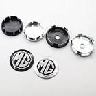 4 шт. 56 мм или 60 мм MG колпачки на ступицы колеса с логотипом автомобиля обод значков наклейка на замену украшение-эмблема наклейки аксессуары для автомобиля