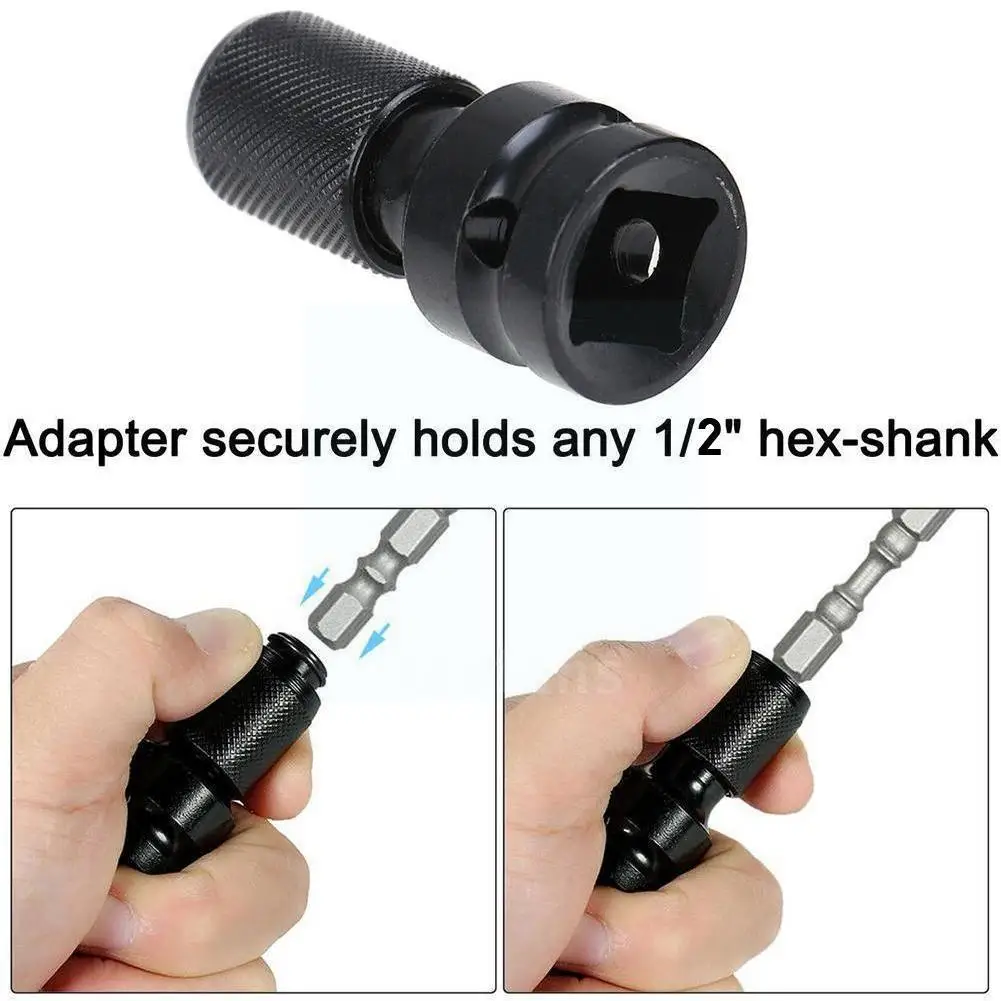 

New Furniture Hardware Conversion Sleeve Socket Conversion Adaptor Adapter Quick Chuck Tool Drive Release Tool Impact Conve S4C4