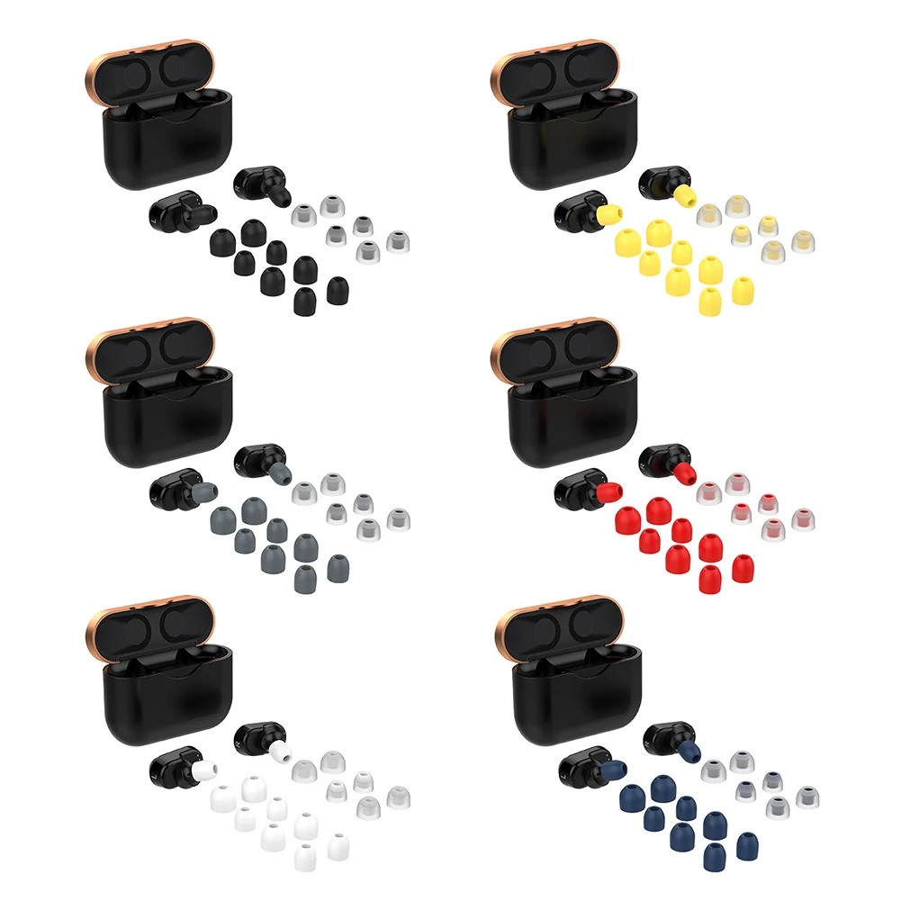 Водонепроницаемые удобные насадки для наушников набор силиконовых насадок
