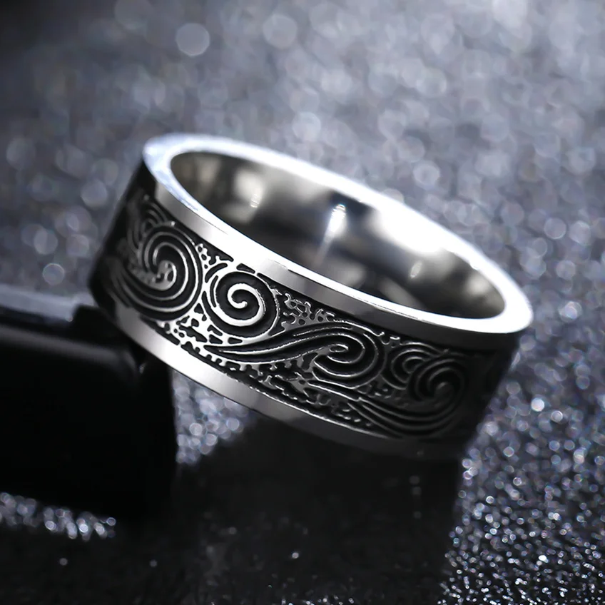 JRV3025 8mm Модное кольцо из титановой стали League of Legends, Новое поступление, мужское кольцо, памятный подарок, индивидуальное кольцо - Цвет основного камня: JRV3025 8mm