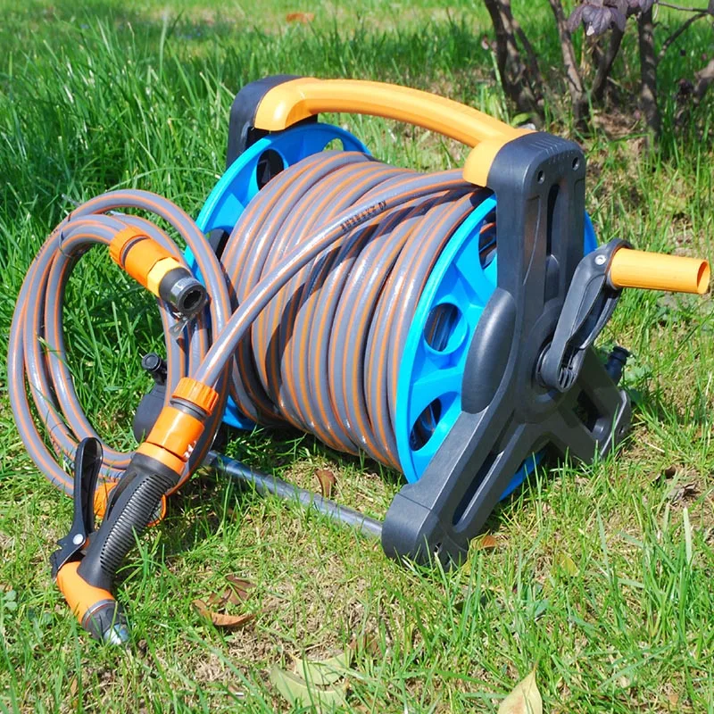 

Newly Garden Hose Reel Stand Water Pipe Storage Rack Cart Holder Bracket for 35m 1/2 Inch Hose TE889