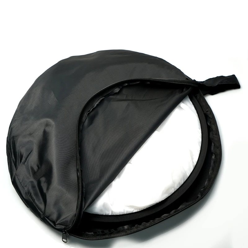 24&quot 60cm Single Translucent Soft Light Reflector Round Board Diffuser Collapsible Portable For Photography Studio Shoot Photo |