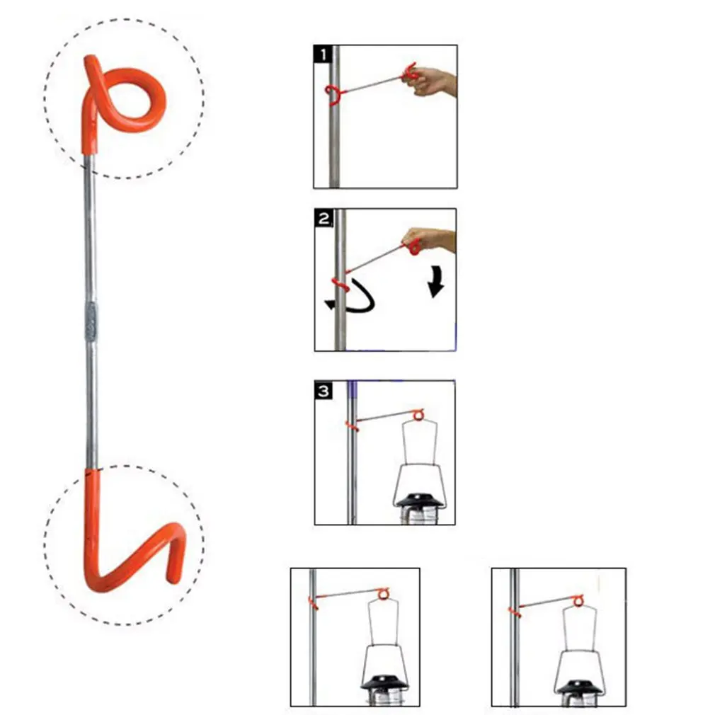 

Tent Pole Lamp Holder Hook Camping Hunting Lantern Hanger Outdoor Aluminum Alloy Camping Portable Outdoor Elements