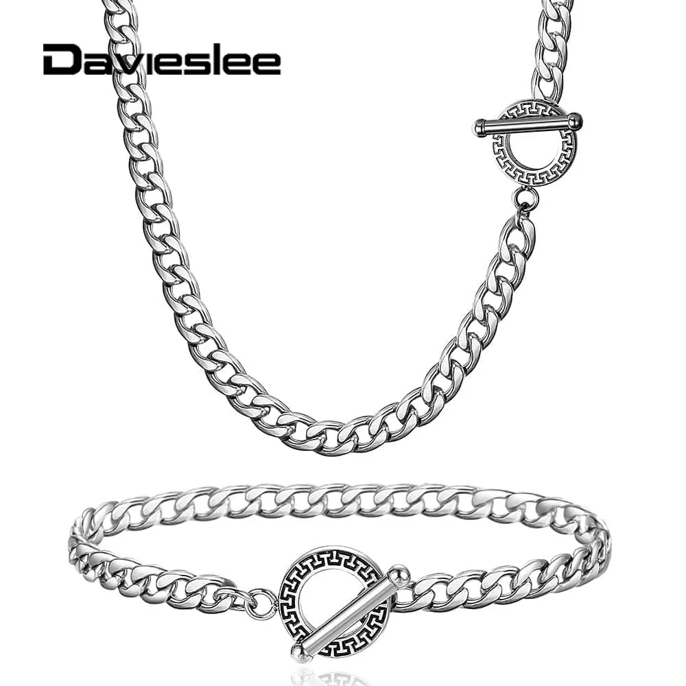 Цепочка Из Нержавеющей Стали с кубинским панцирным плетением 5/6 мм|Ювелирные