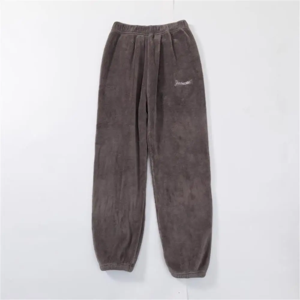 

Women's Flannel Pants Winter Pyjamas Pajamas Spring Warm Coral Bath Velvet Pant Badjas Female Sleepwear 2022 Clothes