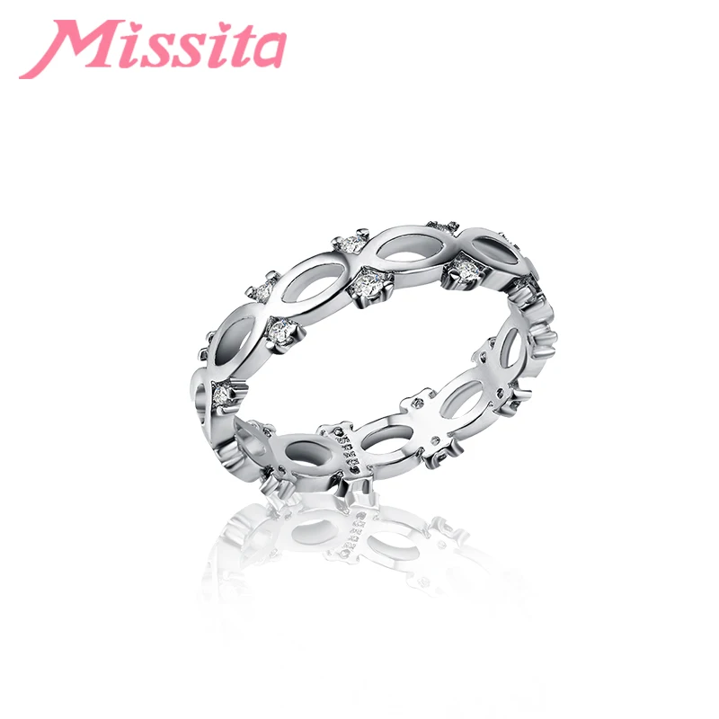 MISSITA 100% новые модные классические кольца с бантом для женщин Свадебные брендовые