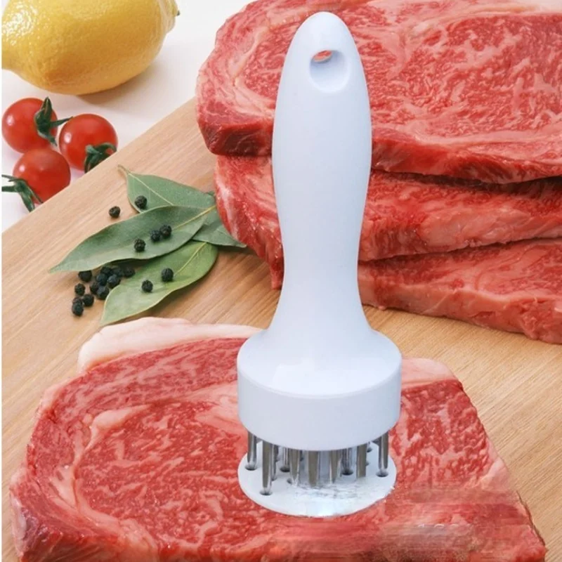 

Creative Kitchen Meat Tenderizer Loose Meat Needle Cattle Row Needle Tendon Breaking Knife 21Needles Kitchen Accessories Gadgets