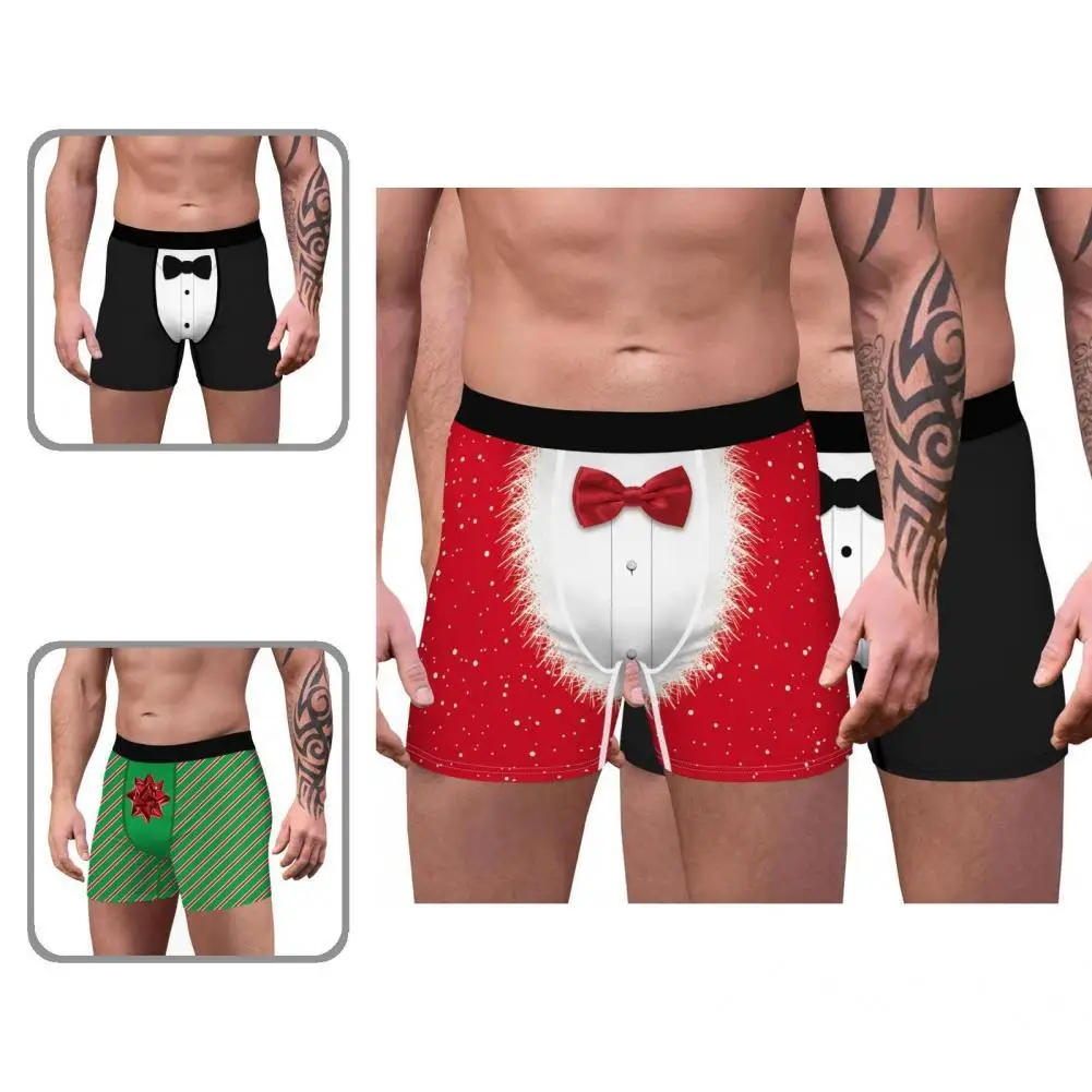 

Skin-friendly Colorful Wear Resistant Christmas Underpants for Daily Wear