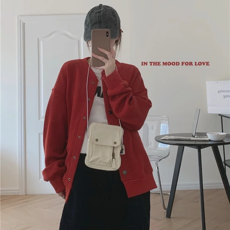 Кардиган для бейсбола Женский весенне-осенний пиджак новинка 2021 универсальный