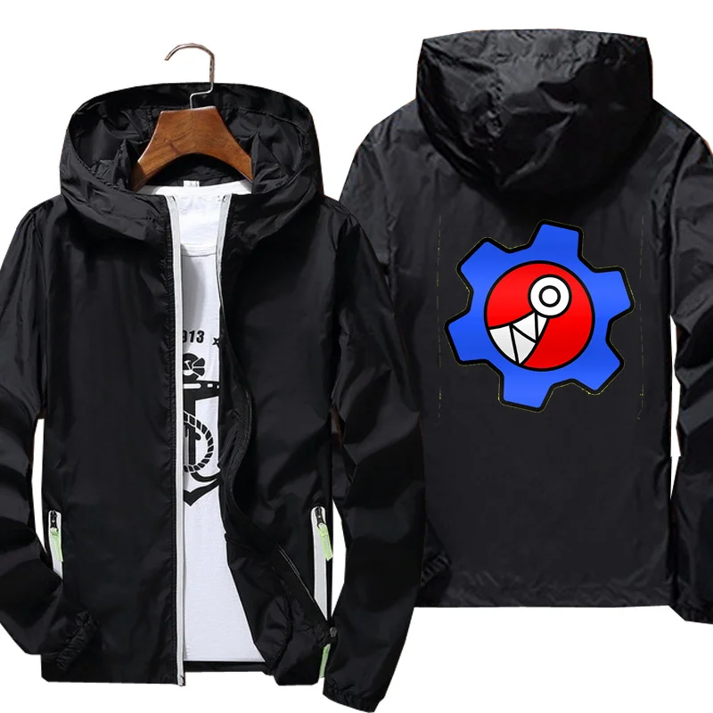 

Custom Men Women Takerlama SK8 the Infinity 4 Jacket Thin Hooded Running Jackets Windproof Repellent Cycling Windbreaker Jacket